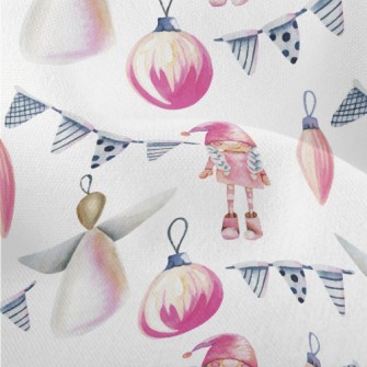 Christmas Little Angel Ornamen Lightweight Performance Linen