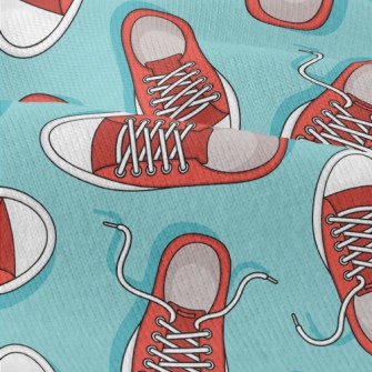 Plain Canvas Sneakers Modern Jersey