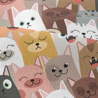 Playful Big-faced Cat Modern Jersey
