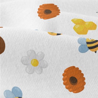 Industrious Bees Collecting Ne Modern Jersey