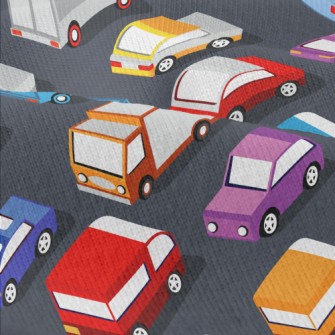 Crowded Cars On The Road Modern Jersey