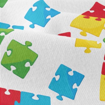 Bright Color Block Puzzle Modern Jersey