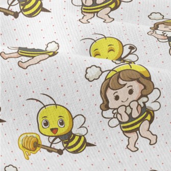 Dress Up Bee Little Girl Modern Jersey