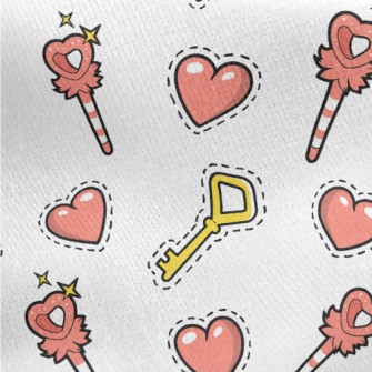 Love Magic Wand Key Jersey Backed Fleece