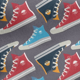 Vintage Canvas Sneakers Jersey Backed Fleece