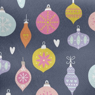 Nordic Style Christmas Decorat Jersey Backed Fleece