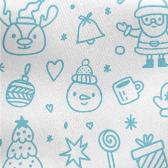 Christmas Classic Characters Jersey Backed Fleece