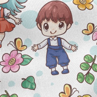 Boys And Girls Go To Enjoy The Jersey Backed Fleece