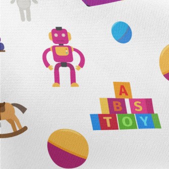 Colorful Playroom Toys Pongee