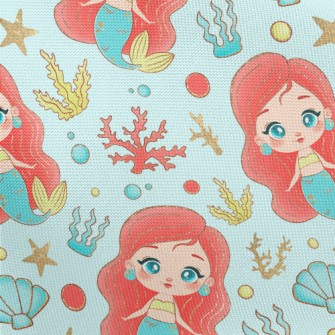 Beautiful Pearl Mermaid Pongee