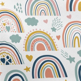 Fairy Tale Cute Rainbow Pongee