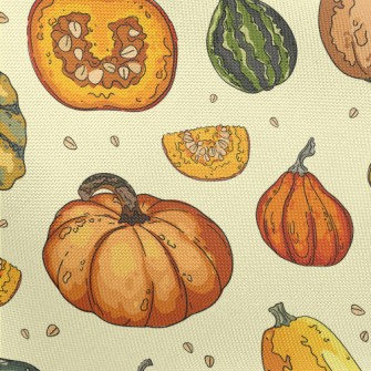 Pumpkin With Various Shapes Pongee