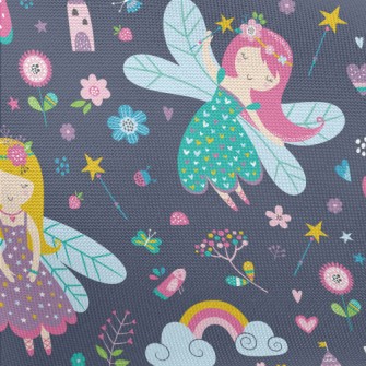 Fairy Tale World Flower Fairy Pongee