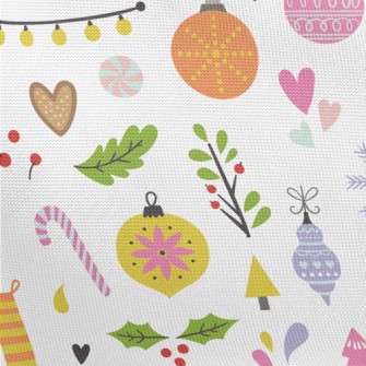 Warm Christmas Tree Charm Pongee