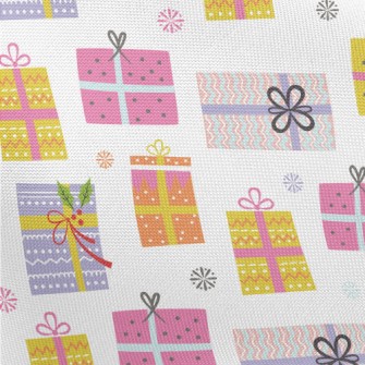 Dot Striped Gift Box Pongee