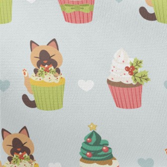 Cat Eats Christmas Cake Secret Pongee