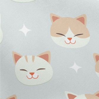 Big-headed Cat With Squinting  Pongee