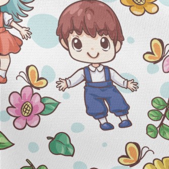 Boys And Girls Go To Enjoy The Pongee