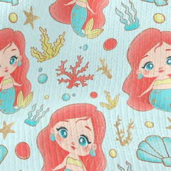 Beautiful Pearl Mermaid Stretch Jersey