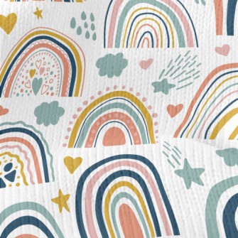 Fairy Tale Cute Rainbow Stretch Jersey