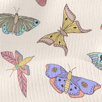 Rare Pattern Butterfly Stretch Jersey