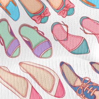 Elegant Shoes Sandals Stretch Jersey