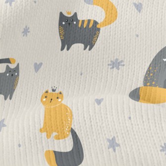 Cat King And Queen Stretch Jersey