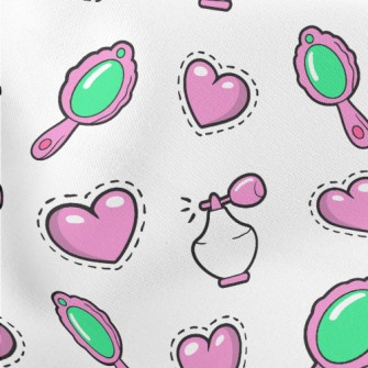 Love Mirror Perfume Bottle Lightweight Cotton Poplin