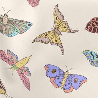 Rare Pattern Butterfly Lightweight Cotton Poplin