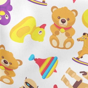 Teddy Bear Trojan Robot Lightweight Cotton Poplin