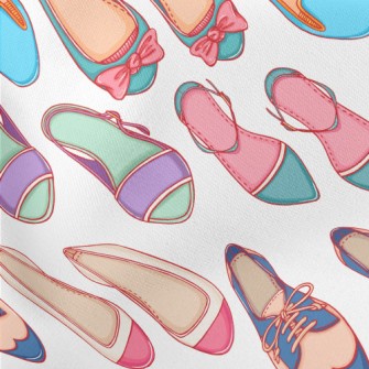 Elegant Shoes Sandals Lightweight Cotton Poplin