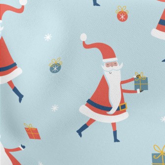 Kind Santa Claus Lightweight Cotton Poplin