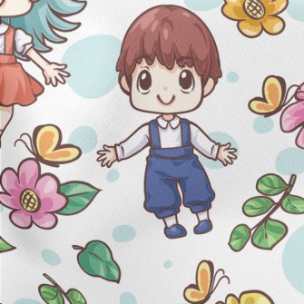 Boys And Girls Go To Enjoy The Lightweight Cotton Poplin