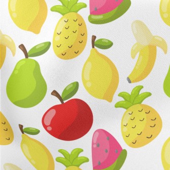 Inflatable Pineapple Banana Lightweight Cotton Poplin
