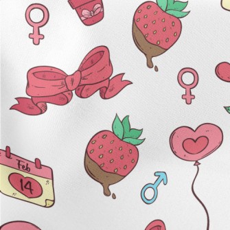 Important Valentine’s Day Thou Lightweight Cotton Poplin