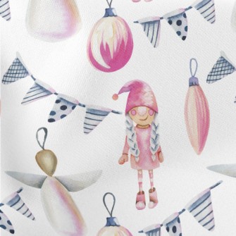 Christmas Little Angel Ornamen Lightweight Cotton Poplin