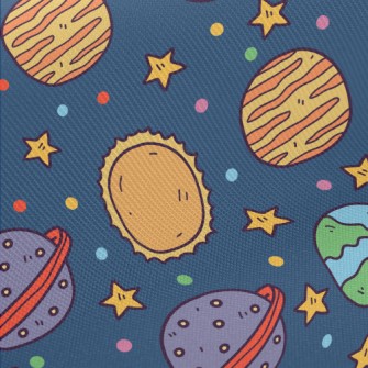 Sun Stars Asteroids Midweight Cotton Poplin