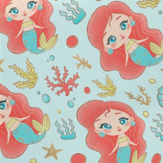 Beautiful Pearl Mermaid Midweight Cotton Poplin