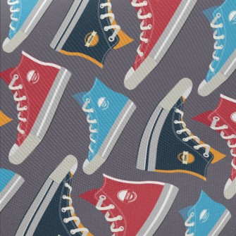 Vintage Canvas Sneakers Midweight Cotton Poplin
