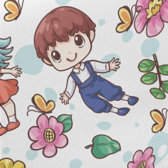 Boys And Girls Go To Enjoy The Midweight Cotton Poplin