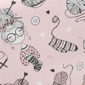 Girl In Glasses Knitting Yarn Midweight Cotton Poplin