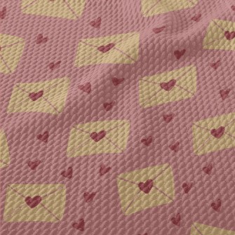 Love Sticker Envelope Birdseye Piqué