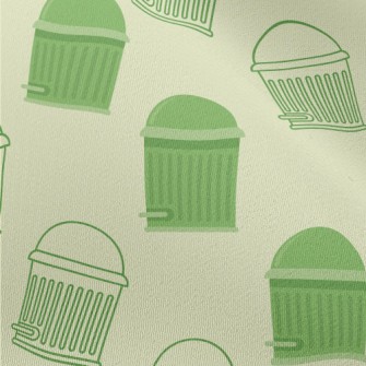 Cartoon Fat Trash Can Chiffon