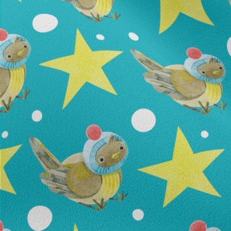 Cute Knitted Hat Sparrow Chiffon