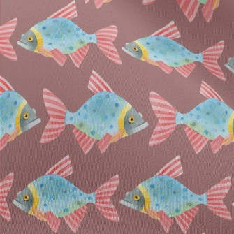 Colorful Funny Fish Chiffon