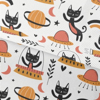 Space Cat Waterproof Oxford