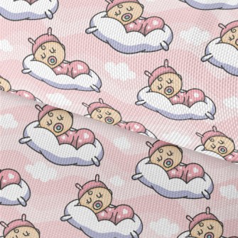 Baby Loves To Sleep Waterproof Oxford