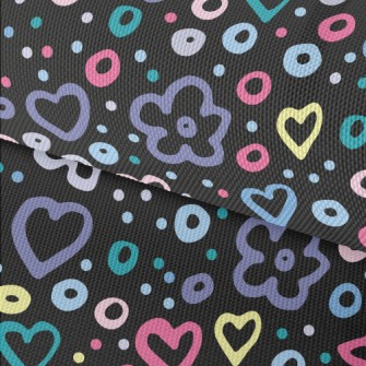 Love Star Circle Waterproof Oxford