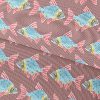 Colorful Funny Fish Waterproof Oxford