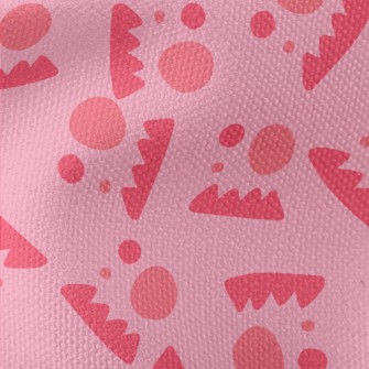 Sawtooth Dot Geometric Pattern Waterproof Canvas